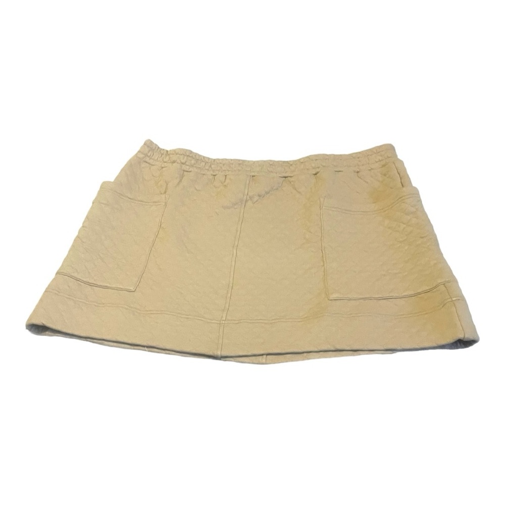 Smash + Tess Finley Mini Skirt in Natural Beige 2XL Quilted Comfy Pocket Plus - Picture 13 of 16